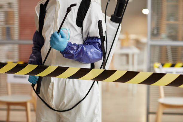 Professional Biohazard Cleanup technician working in East Northport, NY